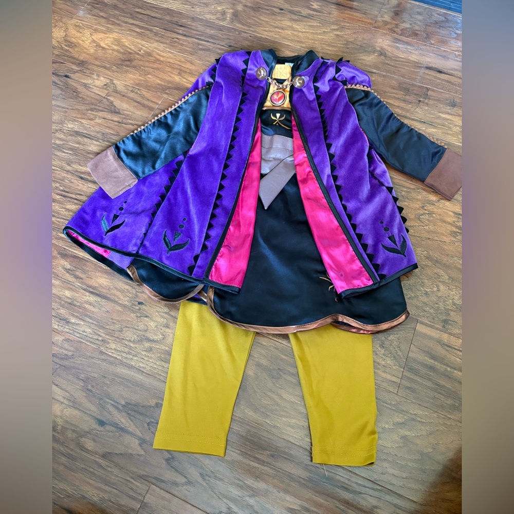 Disney Store Princess Anna Frozen 2 Toddler Costume Size 3